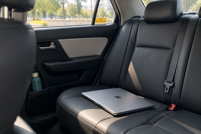 Laptop left behind — a stranger can call you through the QR sticker